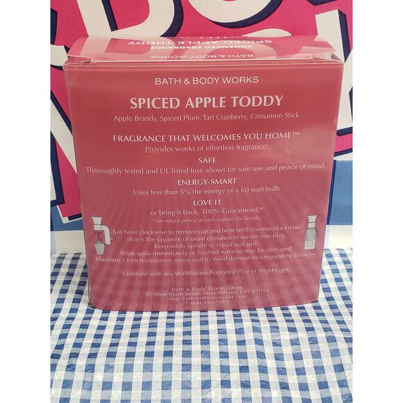 BBW Spiced Apple Toddy ENHANCED FRAGRANCE WARM & C0MFORTING Wallflower Refills - Picture 2 of 2